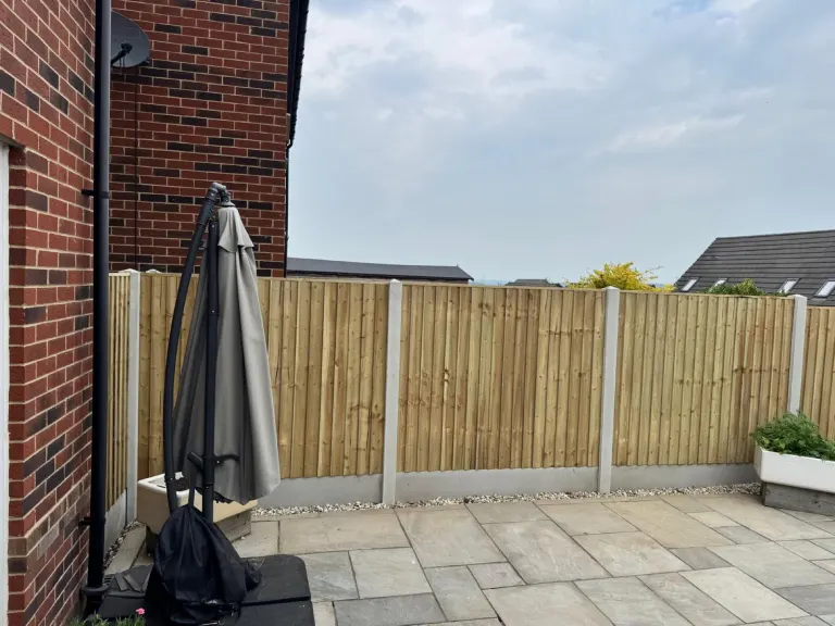 New Patio & Closeboard Fence by Sheffield Fencing (photo 2)